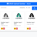 Project PHP MySQL: Aplikasi CRUD dengan Upload Image