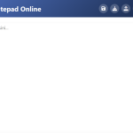 Project HTML CSS JavaScript: Notepad Online