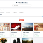Project HTML CSS JavaScript: Product Filter dan Search