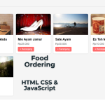 Project HTML CSS Javascript: Food Ordering