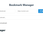Project React : Aplikasi Bookmark Website